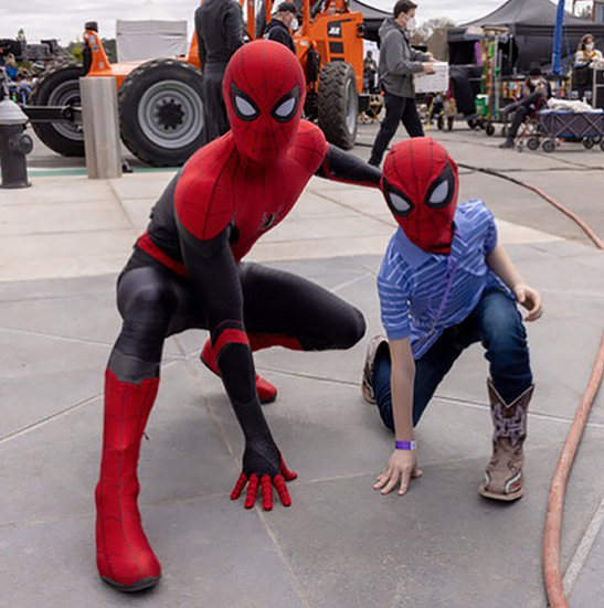 Tom Holland, ‘Spider-Man’ Cast Meet Young Marvel Fan Who Saved Sister ...